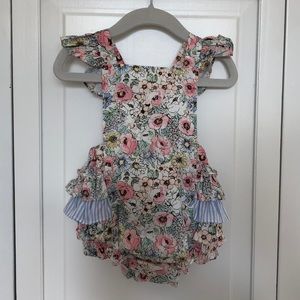 Bonnie Baby Floral Romper